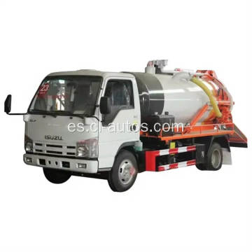 Pequeños camiones de succión de aguas residuales y aguas residuales isuzu